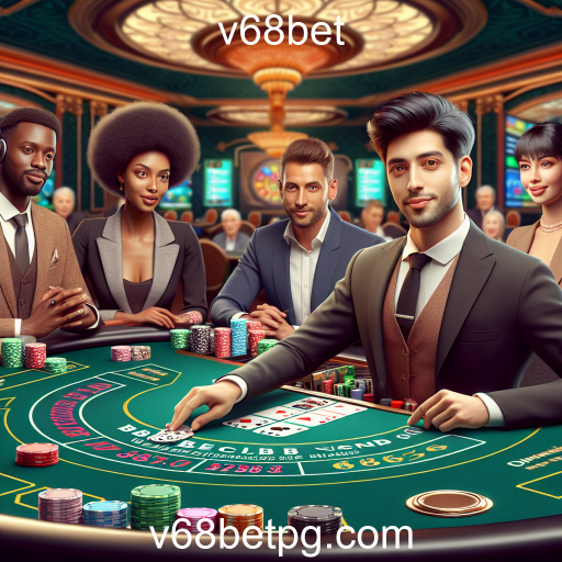 Experimente a Emoção do Cassino ao Vivo no v68bet